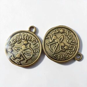 🧿10 for $10🧿 Designs By Me Sagittarius Zodiac 2 Pack Charms CC